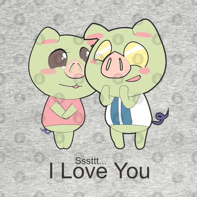 Couple Love Pig by Rohman1610